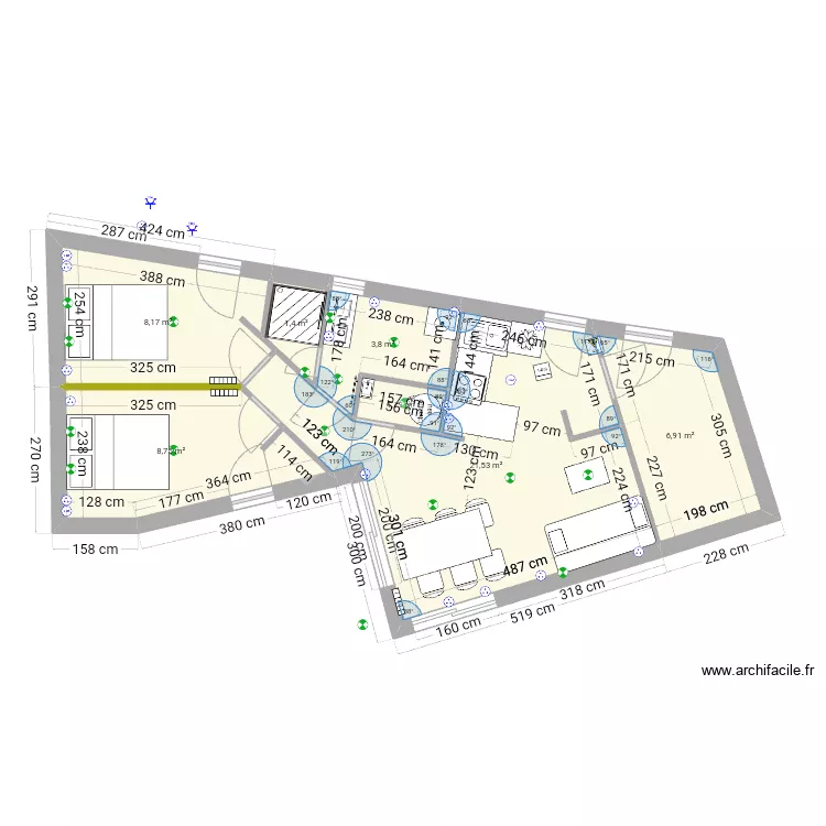 WC INDEPENDANT. Plan de 