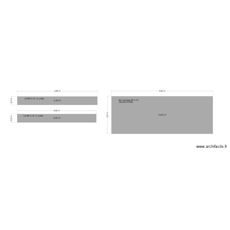 mur Bertrand. Plan de 0 pièce et 0 m2