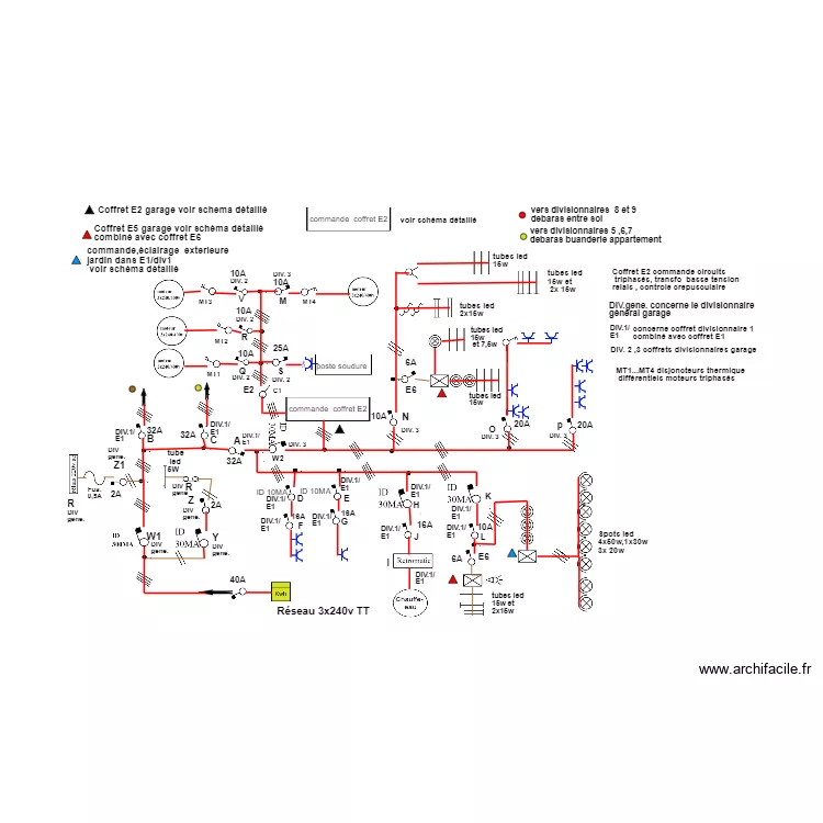 schema unifilaire divisionnaire divisionnaire 1/E1 ,2 ,3. Plan de schema unifilaire divisionnaire divisionnaire 1/E1 ,2 ,3. Plan de