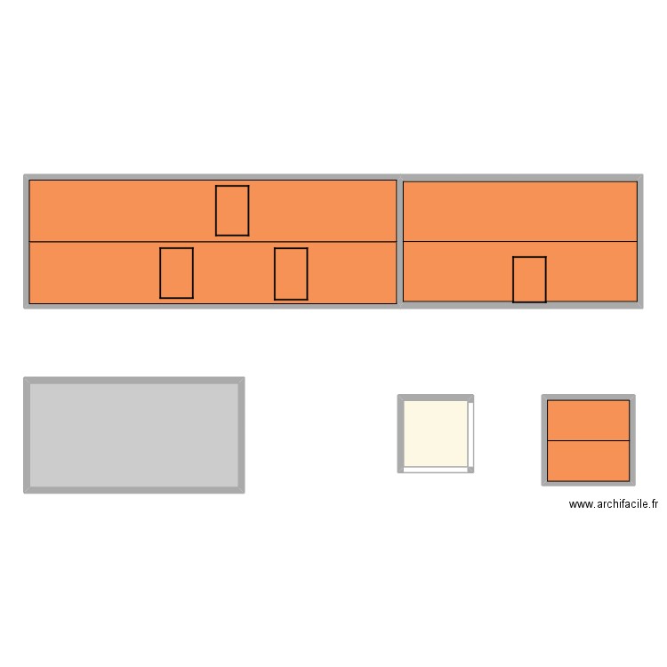 CANNEVIERE - JUMIEGES. Plan de 26 pièces et 353 m2