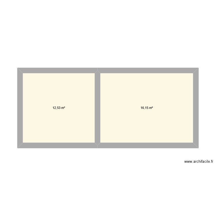 ok1. Plan de 2 pièces et 29 m2