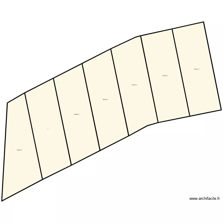 PLAN DU TERRAIN. Plan de 7 et 6545 m² PLAN DU TERRAIN. Plan de 7 et 6545 m²