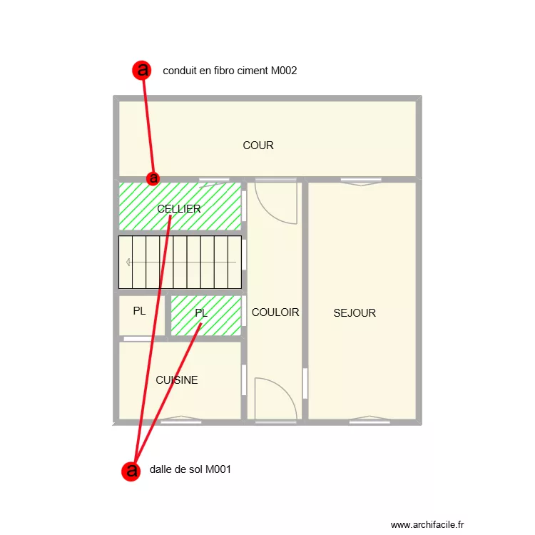 AIMARGUES PONTIERS RDC. Plan de 8 et 33 m² AIMARGUES PONTIERS RDC. Plan de 8 et 33 m²