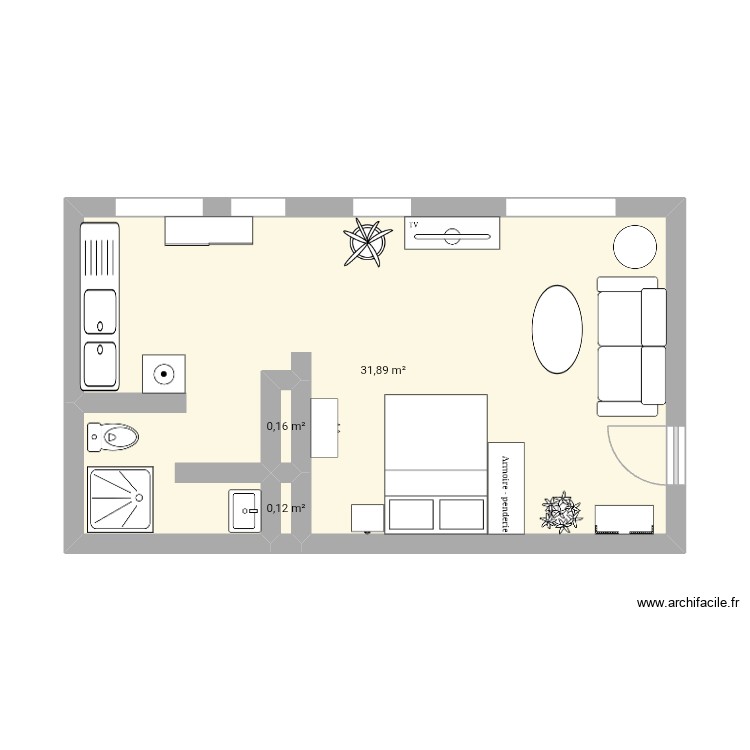 Appartement 2. Plan de 0 pièce et 0 m2