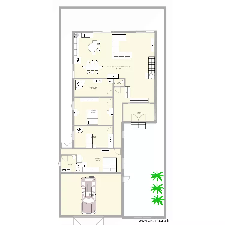 PLAN MAISON TUNISIE. Plan de 