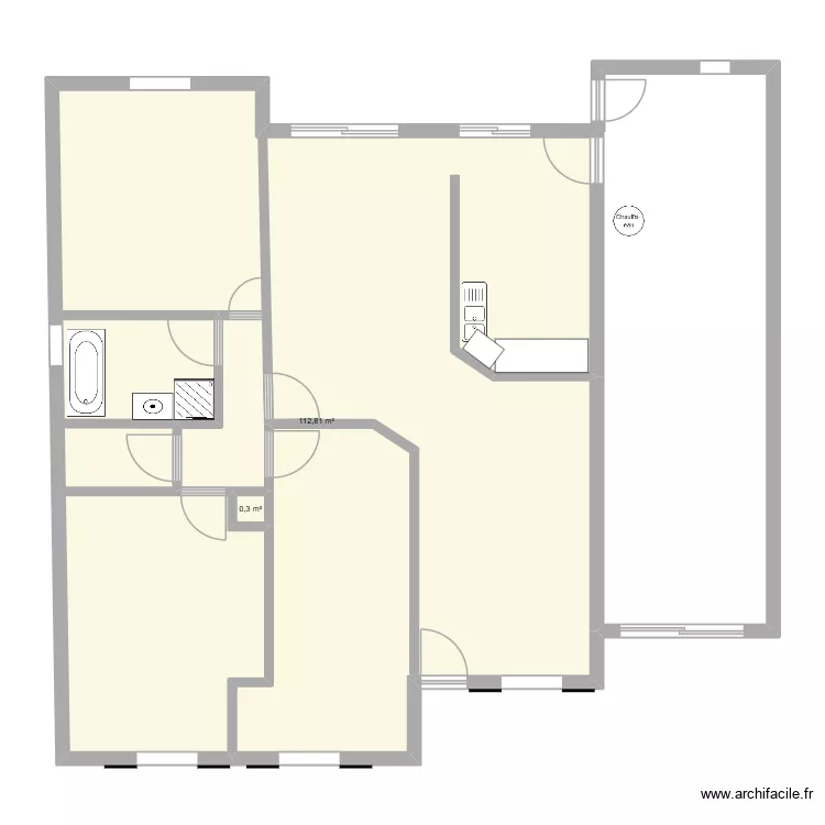 plan maison. Plan de 