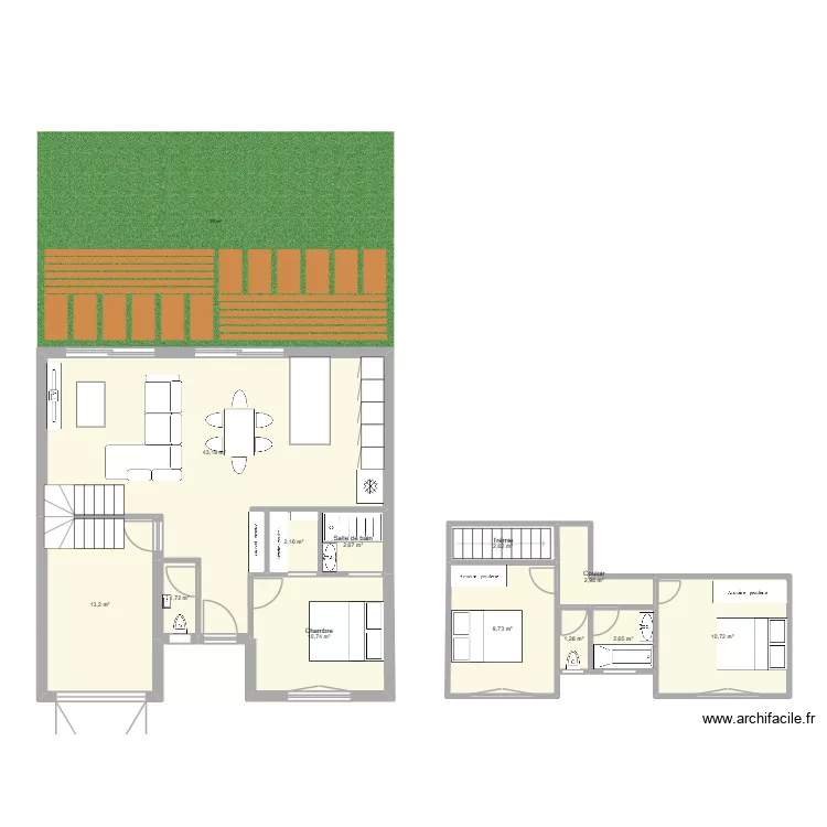THEO. Plan de 12 pièces et 104 m²