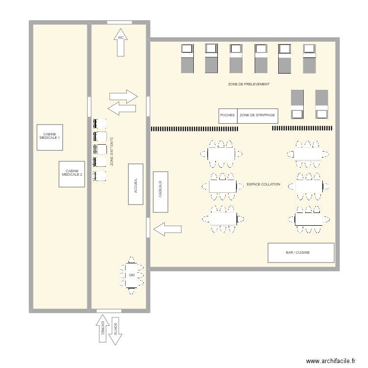 LINKEBEEK. Plan de 3 pièces et 144 m2