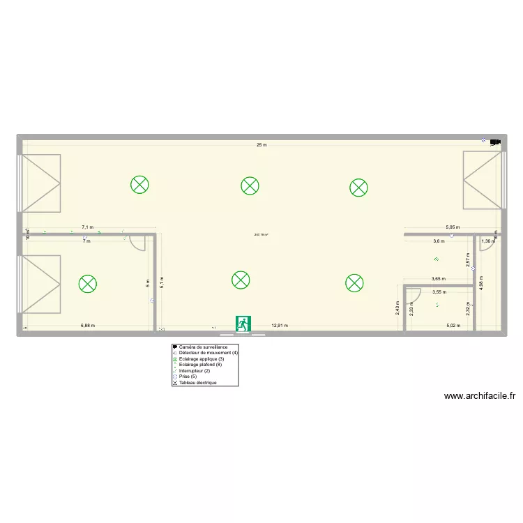 garage Clea FLAVIEN. Plan de 
