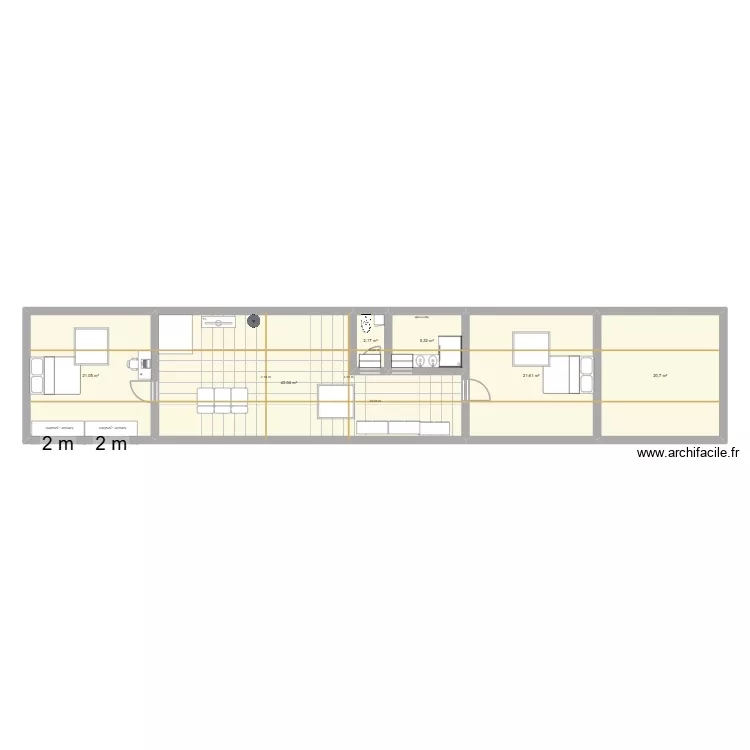etage. Plan de 6 et 114 m² etage. Plan de 6 et 114 m²