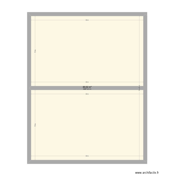 maison bled. Plan de 1 pièce et 80 m2