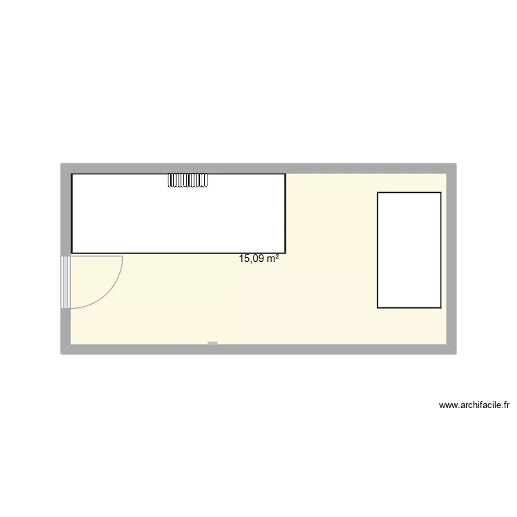 Grenier Simu. Plan de 