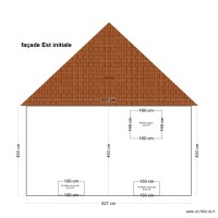 façade Est initiale