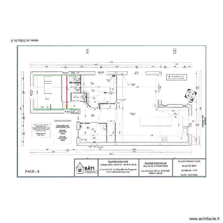 BOIDE DELPHINE LAILLE Rails sur pieds. Plan de 