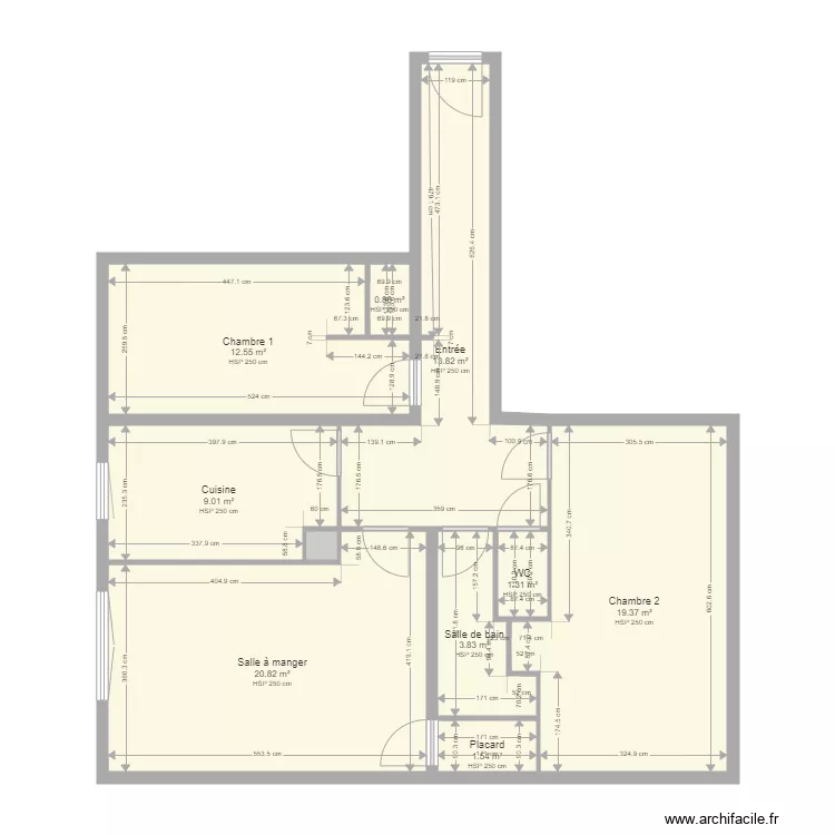 foncia ev B53. Plan de 10  et 83 m²