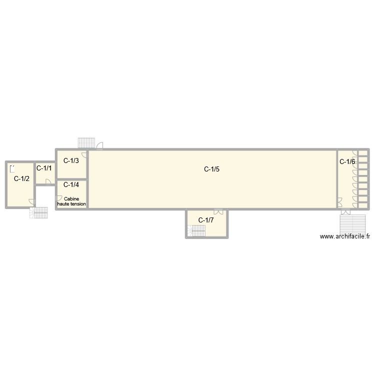 CAN - C-1. Plan de 16 pièces et 511 m2