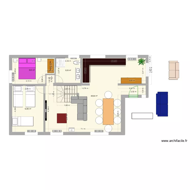Maison maison. Plan de Maison maison. Plan de