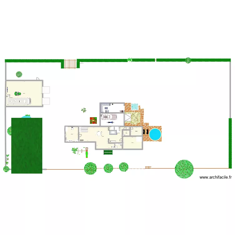 Achille 2. Plan de 17  et 470 m²