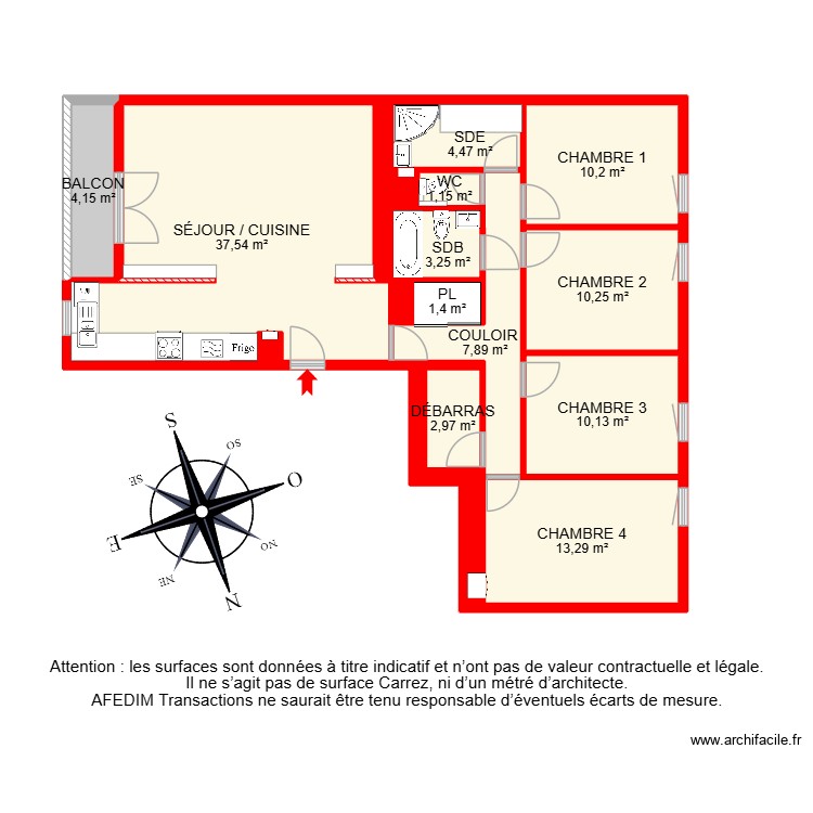 BI 32572 -. Plan de 0 pièce et 0 m2