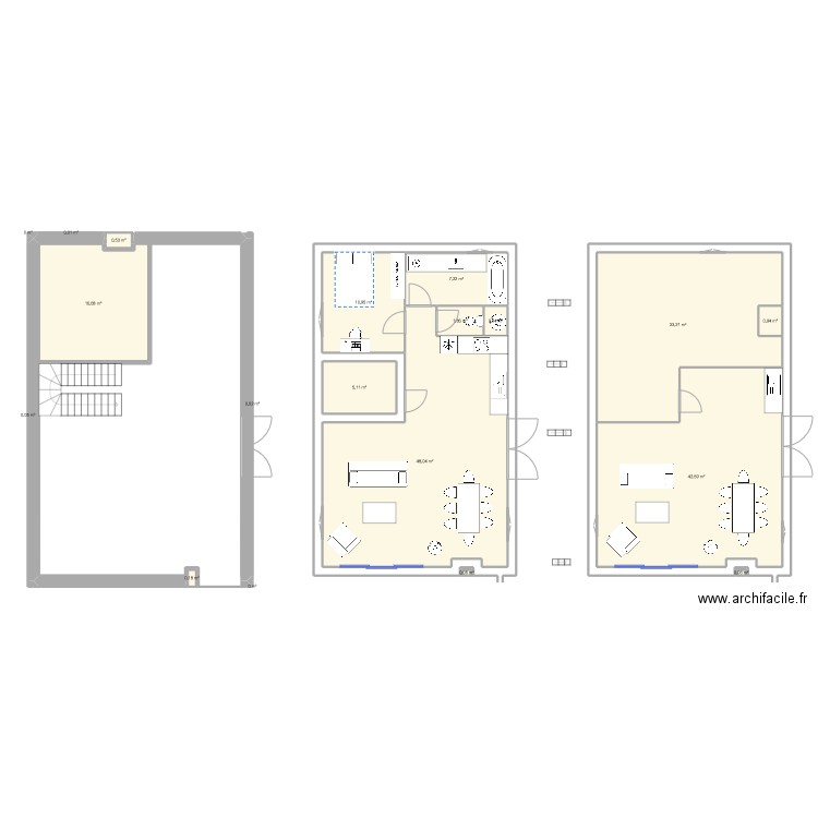 MEOLANS 3. Plan de 19 pièces et 168 m2