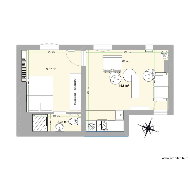 Cam 25 R Keller v2. Plan de 0 pièce et 0 m2