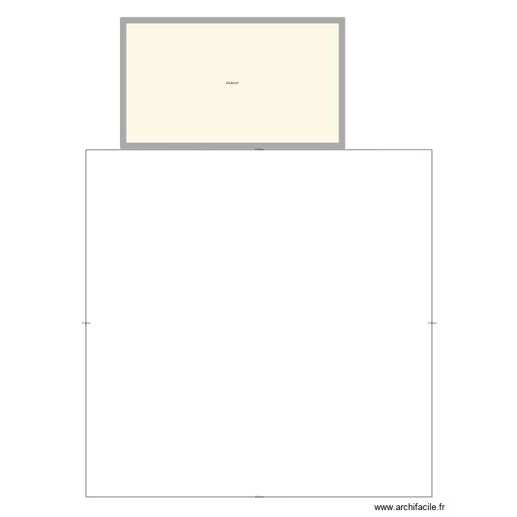 Goujon jardin V1. Plan de 1 et 87 m² Goujon jardin V1. Plan de 1 et 87 m²