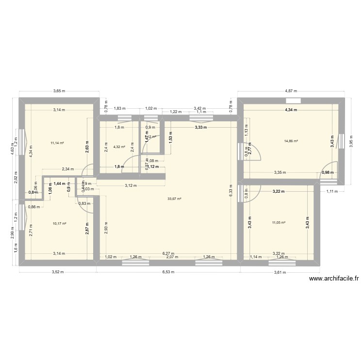 PLAN 2D - MAISON DES LORITZ. Plan de 0 pièce et 0 m2