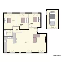 capek PICARDIE cuisine ouverte 3 chambres