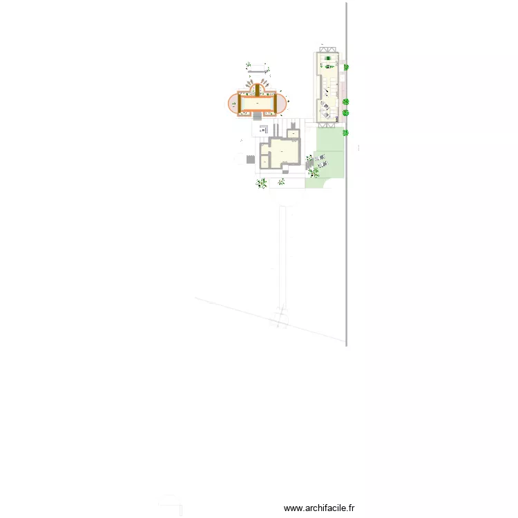 Plan de masse Magescq esquisse 2. Plan de Plan de masse Magescq esquisse 2. Plan de