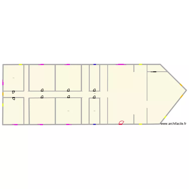Projet Maison. Plan de 4  et 1432 m²
