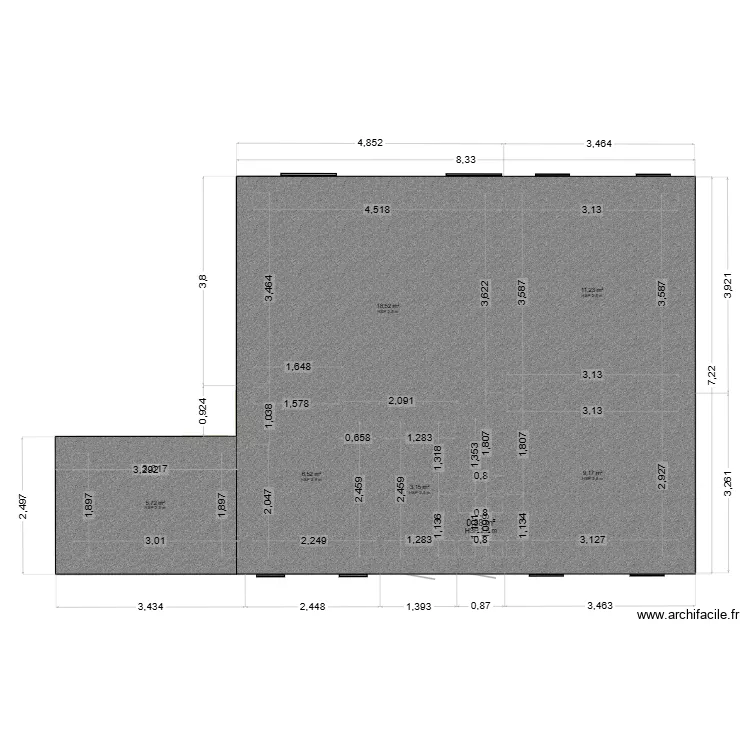 JOIE HOUSE NOW 2 sans sol. Plan de 7 et 55 m² JOIE HOUSE NOW 2 sans sol. Plan de 7 et 55 m²