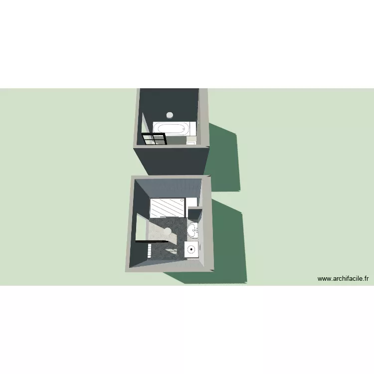 ZANINI. Plan de 2 Pièces et 9 m² ZANINI. Plan de 2 Pièces et 9 m²