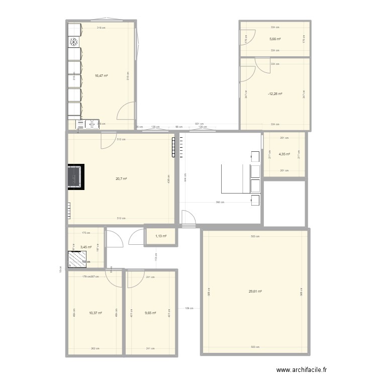 pièces de vie. Plan de 0 pièce et 0 m2