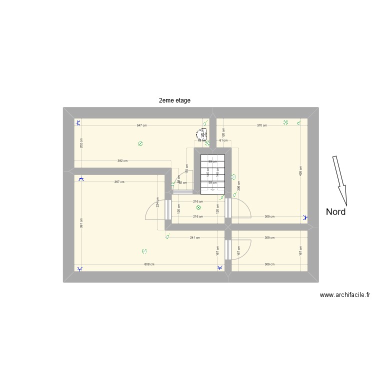 presseux 20/02/24-3C. Plan de 6 pièces et 53 m2