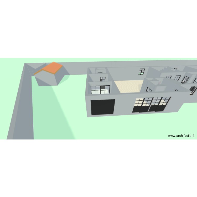 PdB 09/25 garage Bis. Plan de 16 pièces et 220 m2