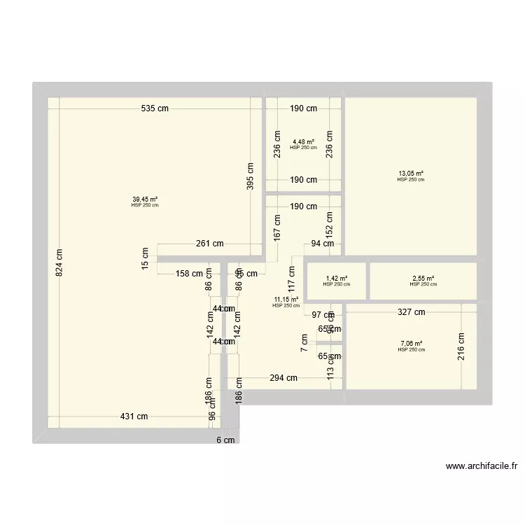 LEBRAS STJACQUES. Plan de 
