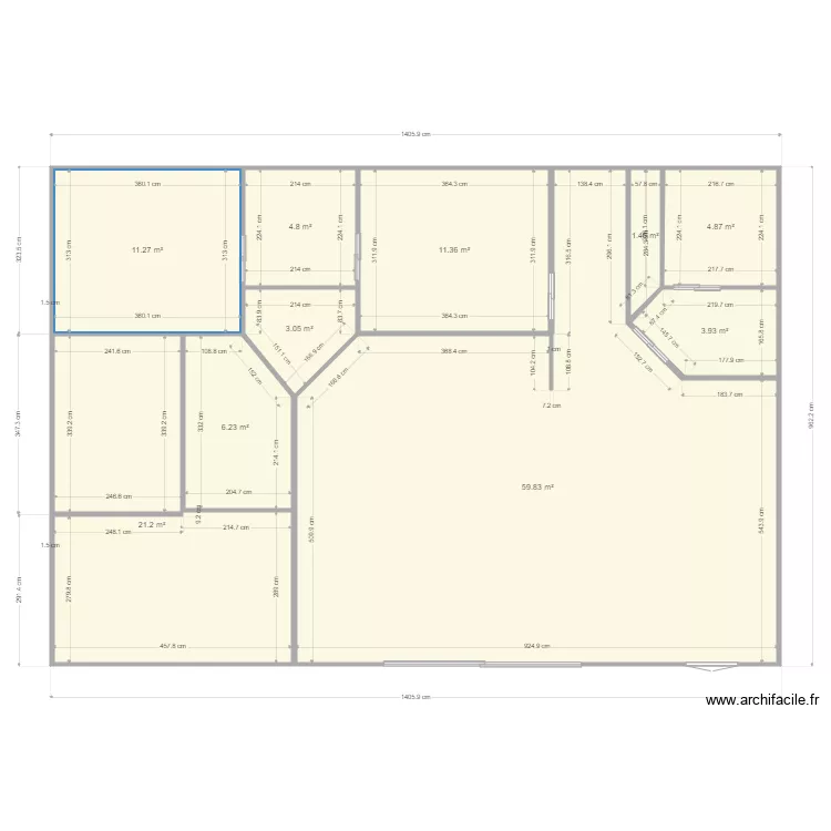 NORAIE FOLLE 5. Plan de 