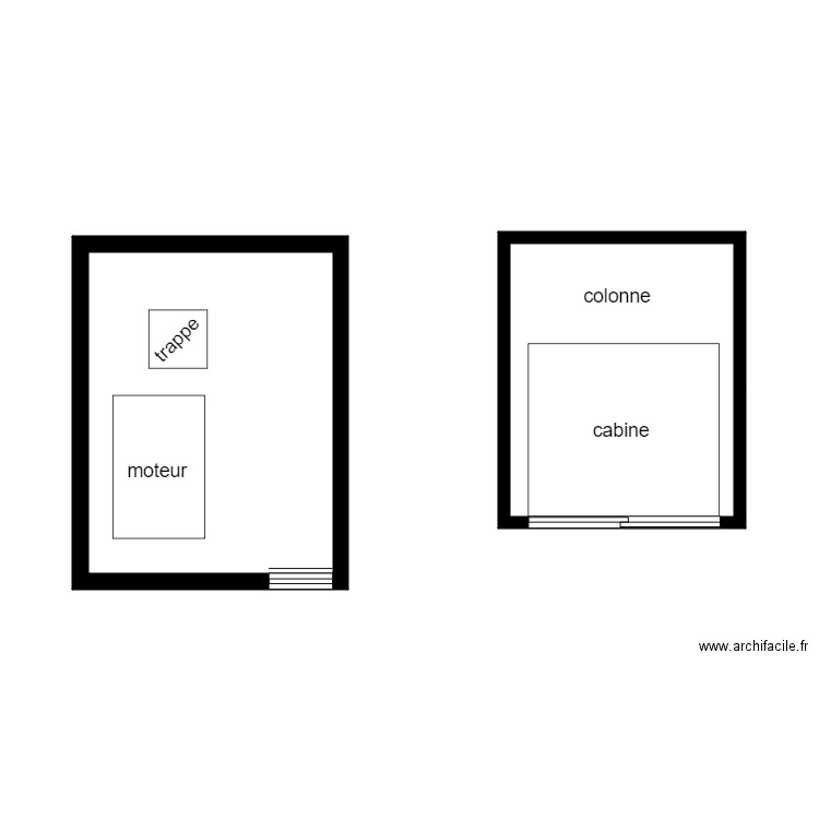 CJMO E3. Plan de 2 pièces et 22 m2