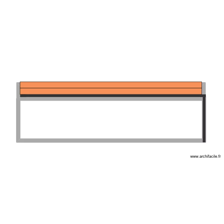 fa&ccedil;ade ouest. Plan de 