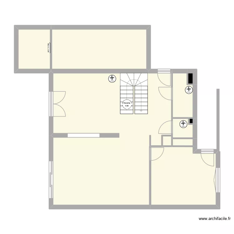 valles VMC / Plomberie. Plan de 24  et 168 m²