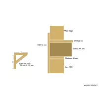 Etais balcon et d&eacute;tail solives &eacute;tage.