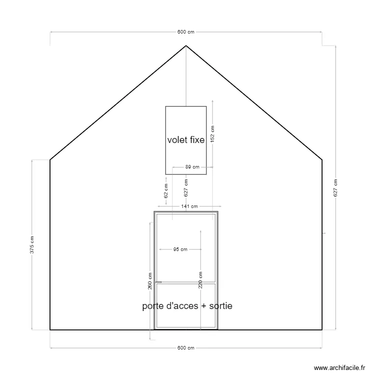 facade1. Plan de facade1. Plan de