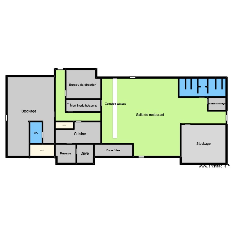 Plan so eat. Plan de 15 pièces et 403 m2