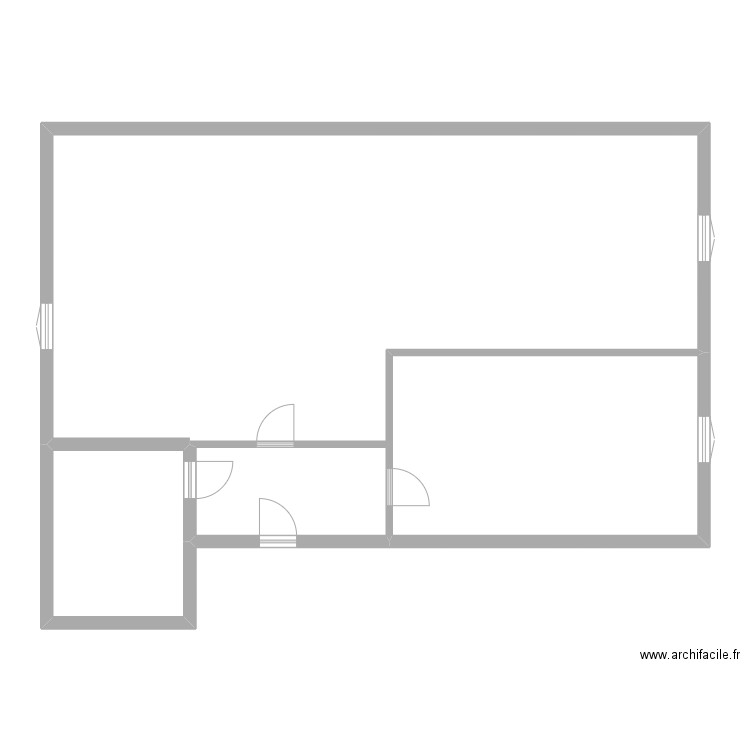 imodirect. Plan de 3 pièces et 122 m2