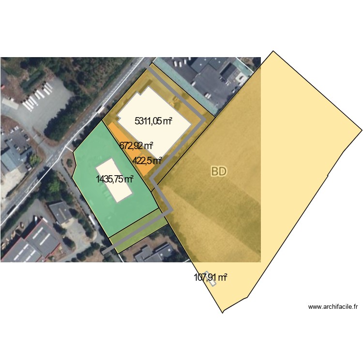 CPL. Plan de 0 pièce et 0 m2