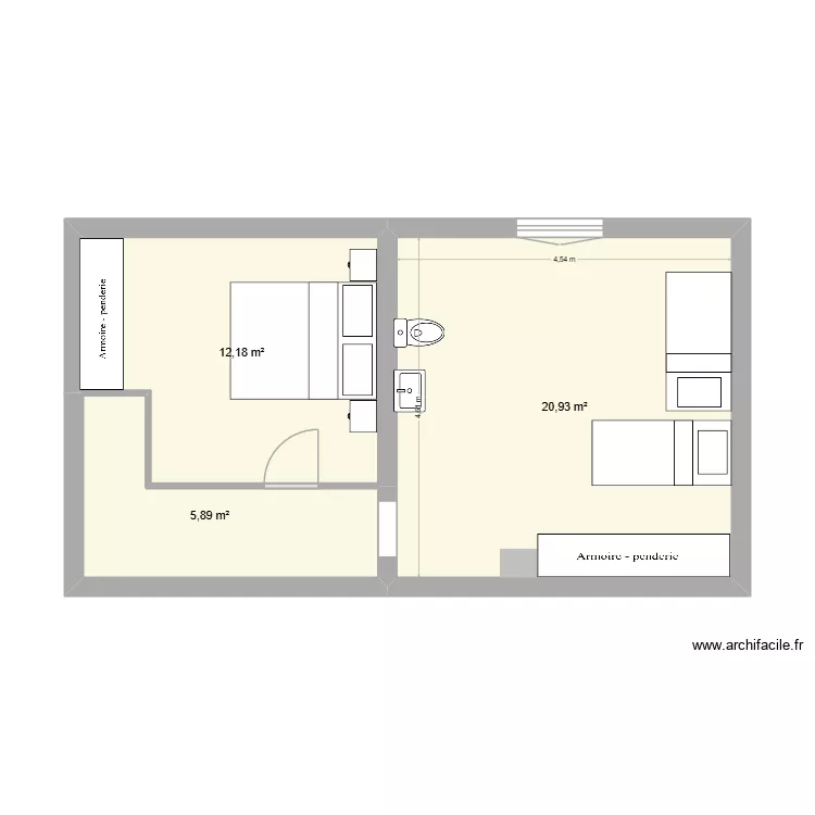 plan 1er v2. Plan de 3 et 39 m² plan 1er v2. Plan de 3 et 39 m²