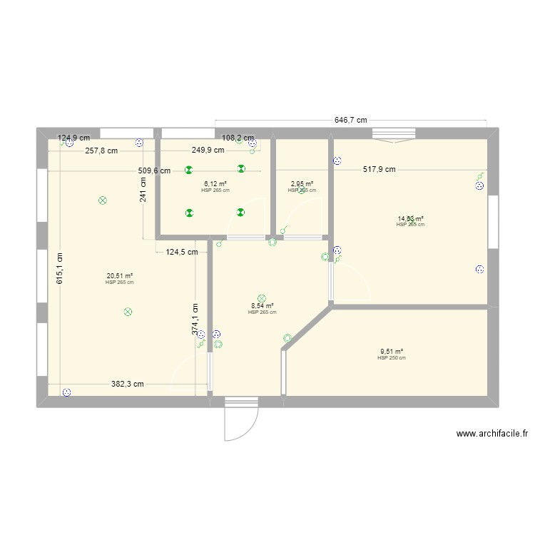  Pérenchie Electricité. Plan de 0 pièce et 0 m2
