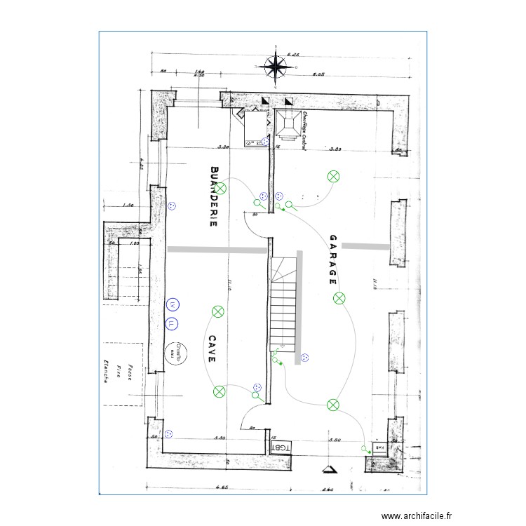 voisine 1 sous sol. Plan de 0 pièce et 0 m2