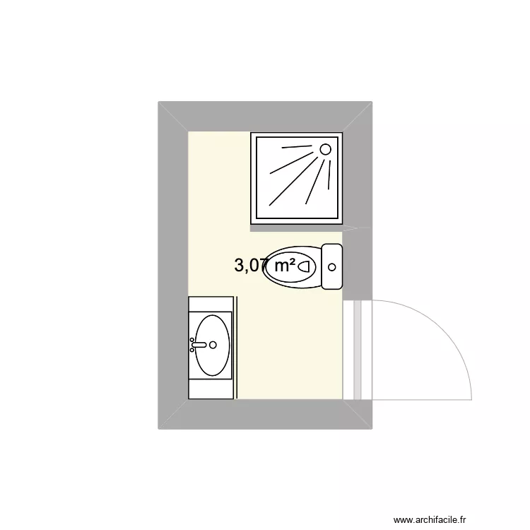SALLE EAU LOCAL1. Plan de 