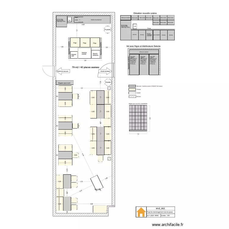 WVZ_SEZ Locval de pause final couleur. Plan de 